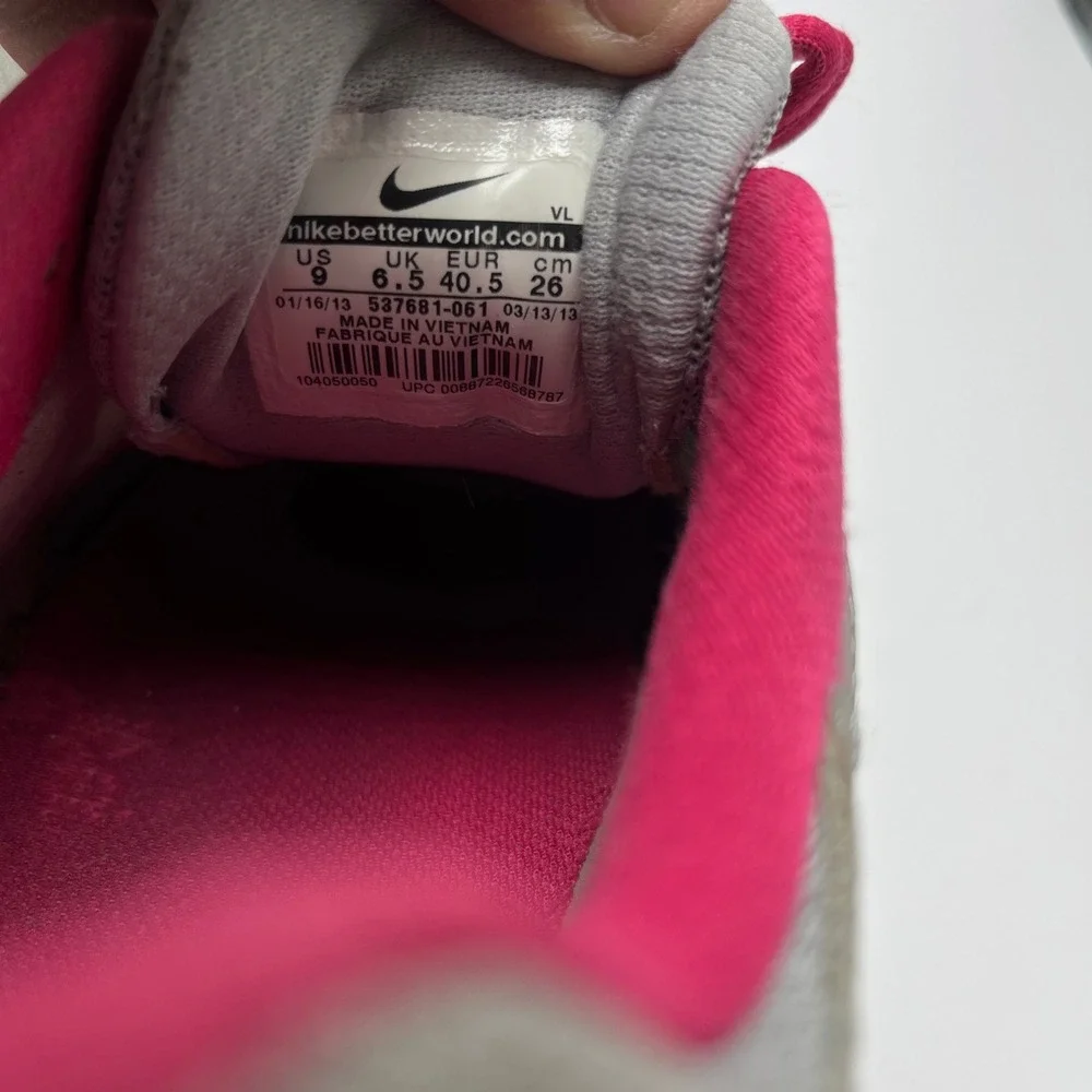 Nike Nike Pegasus Womens Running‎ Shoes Grey Pink 537681-061 Size 9